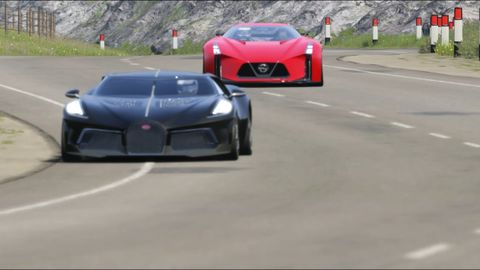 Lamborghini Terzo Millennio Concept vs Ferrari LaFerrari at Highlands 
